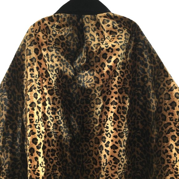 Pimp  Daddy 70’s Leopard Print Velvet Cape Handcrafted - Picture 11 of 13